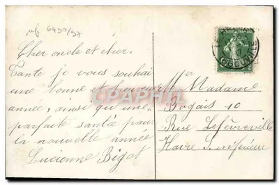 Arranjo de rosas — BRIANON — n°568 — Verso