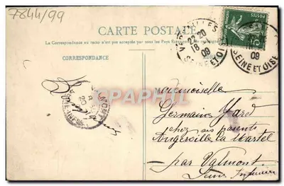 Mata de rosas — Versailles — M. F. Paris — Verso