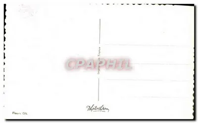 Roses — carta de festa para Maman — Fleurs Gil — Verso