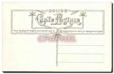 Mil beijos — carta decorada com rosas e hortênsias — editor G. GUYE, n° 3955 — Verso