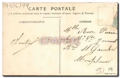 Bouquet di rose e di ortensie — 'Non dimenticare' — editore non visibile — Verso