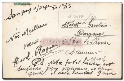 Bouquet de roses — edição Velouté — n°516 — Verso