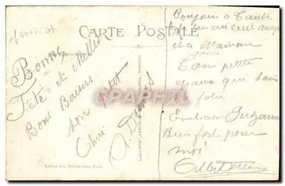 Bouquet de roses — wydawnictwo Em. Boucheries, Paryż — n° 4671/45 — Rewers