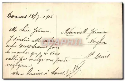 Kwitki przy brzegu jeziora — krajobraz zachodzącego słońca — DIX 526 — Rewers