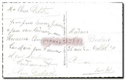 Vila ao lado de um curso d'água — Editor LEO, n° 5789 — Verso