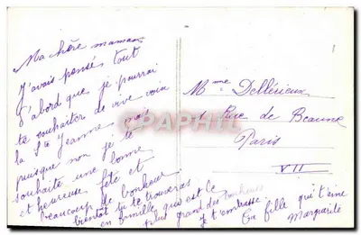 Bouquet de roses et de pensées — Néo-Phot, Paryż, nr 82/4 — Rewers