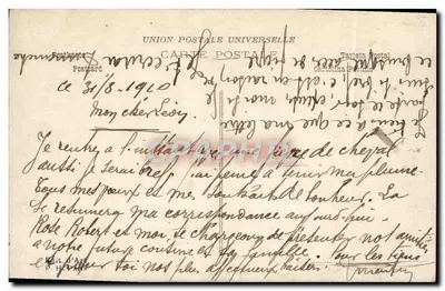 Arranjo de rosas e flores — estátua de anjo — editor J.P.E. n° 152 — Verso