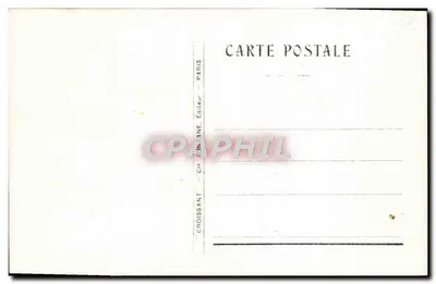 Arranjo de crisântemos — estatueta de anjo — editor Croissant, Paris — Verso