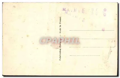 Mazzo di fiori — Garofani e viola — ABC 2359 — Verso