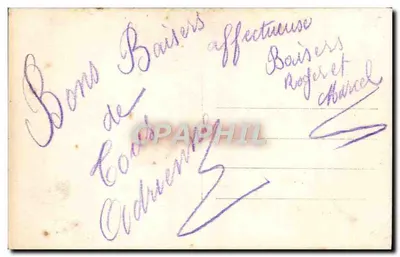 Bouquet de violettes et mimosa — SAPI 2560 — Rewers