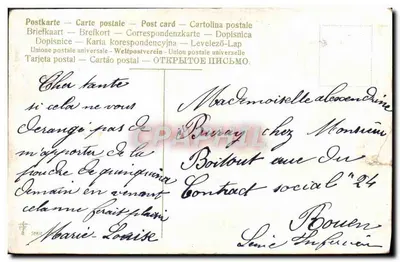 Bukiet fiołków i mleczów — Zawsze dla Ciebie — wydawca nie widoczny — Rewers