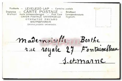 Flower Bouquet — Birthday — LEVELEZÖ-LAP — Back