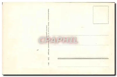 Dwie róże — jedna czerwona, jedna biała — wydawca: Fadenbildhauerk & Marie Jornmel & Co., Stuttgarten — Rewers