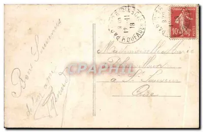 Arranjo de rosas — Lembrança afetuosa — NÉO-PHOT PARIS, n° 68/5 — Verso