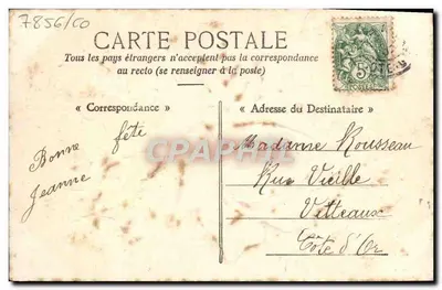 Orvalho — Boa Tele — Carta postal — Verso