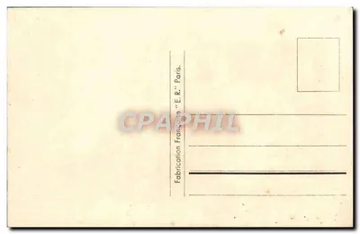 कार्नेशन के बूंद — प्रकाशक E.R. पेरिस — पीछे