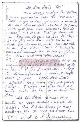 Koszyk kwiatów — Szczęśliwego Dnia — seria n°4010, wydrukowany we Francji — Rewers