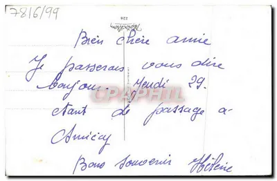 Pomidor w koszyku — ilustracja podpisana Donnelli — wydawca nie widoczny — Rewers