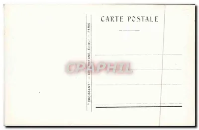 Pansy w wiadrze — figura anioła — wydawca Croissant, Paryż — Rewers