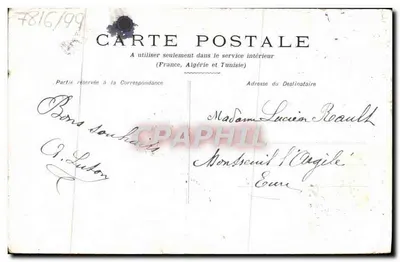 Fleurs et trèfle — illustration décorative — éditeur non visible — Rewers