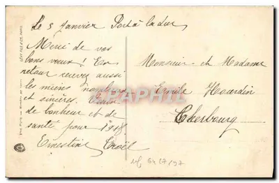 Pomysł — ilustrowana kartka pocztowa — Levý Fils & Cie, N° 64 192 — Rewers