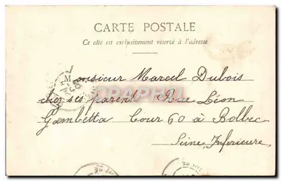 Pensée - Souvenir - Język Kwiatów — Phototype A. Berenet & Cie, Nancy — Rewers