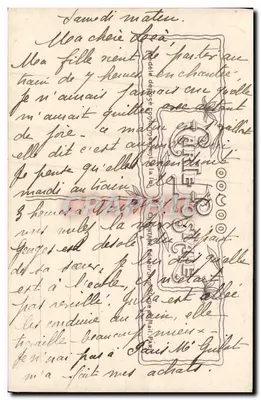 Fiolet — cytata o przyjaźni — Wydawca Gris Saint, nr 3017 — Rewers
