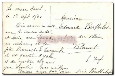 Ciclamores sob a lua — cena noturna — Irisa, n° 3445 — Verso
