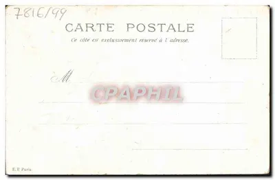 Violettes — Carte de vœux — E.E. Paris, Série 221 — Rewers