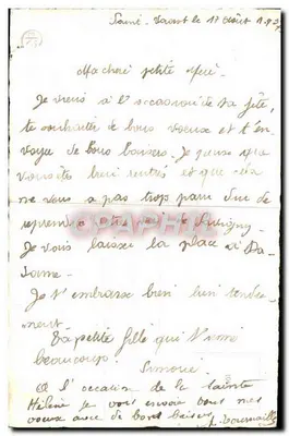 Bouquet of Lilacs in a Basket — Happy Birthday — Postcard — Back
