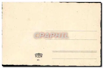 Híacinthos vermelhos e violetas — em vaso — editor Th. Röder & Co., n° 801 — Verso