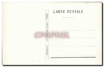 Flores de outono em um vaso — figura de menina — Croissant, n° 224 — Verso