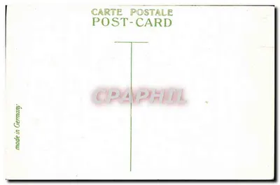 Papoulas — Lembrete de boa amizade — Carta postal alemã — Verso