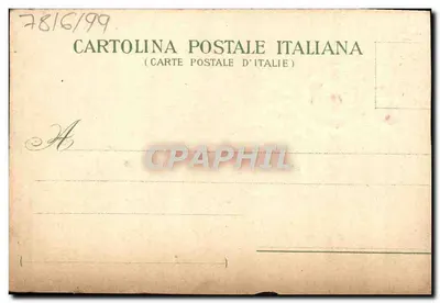 Ręka oferująca różę — wydawnictwo Cartolina Postale Italiana — Rewers