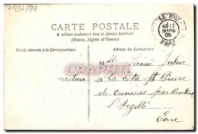 Bouquet de fleurs — Souvenir d'Amitié — Maria — Rewers