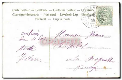 Ptak i gołębie — Przypomnienie przyjaźni — wydawca nie widoczny — Rewers