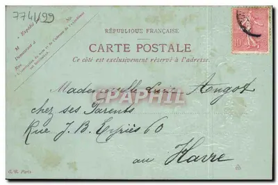 Fiori e pizzo — Buon Anno e Auguri di Felicità — Hélène Rousselin — Verso