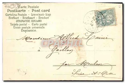 Kwiaty — Pamiątka — seria 88 — Rewers