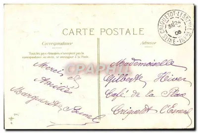 Ferro de cavalo e rosas — Sempre seu — editor não visível — Verso