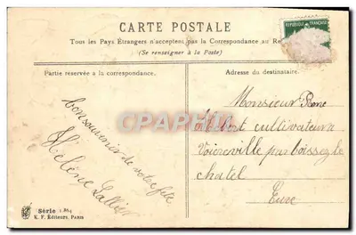 Donne Bonne Humeur — editor K.F. Éditeurs, Paris, série 1.864 — Verso