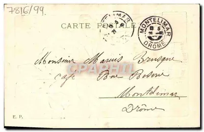 Íris — carta postal de amizade — editada pela República — Verso