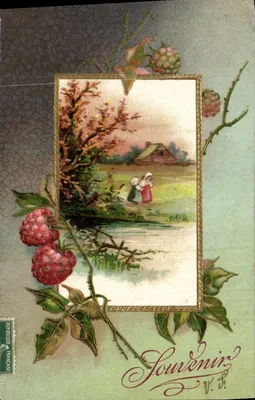 Dois crianças perto de um lago — Lembrete — V. D. (editor)