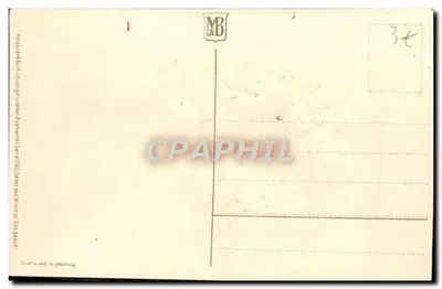Poinsettia e galhos de abeto — Hessian & Buch, Leipzig — Série 1703 — Verso