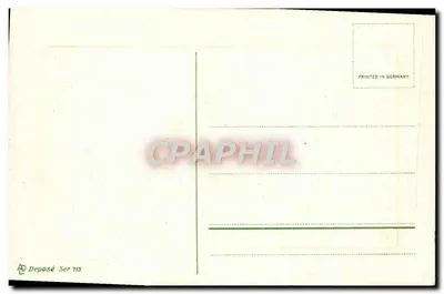 Bom e feliz aniversário — decoração de hortência e fita rosa — editor Deposé Ser 713 — Verso