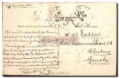 Fleur rose — souvenir d'amitié — éditeur non visible — Rewers