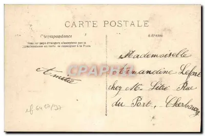 Kwiaty Francji — Série 590 — Wydawca nieznany — Rewers