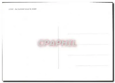 Strumień pod śniegiem — n°1144 — Rewers