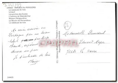 Périgord — Bilder aus dem Périgord — Éditions Théojae — Rückseite