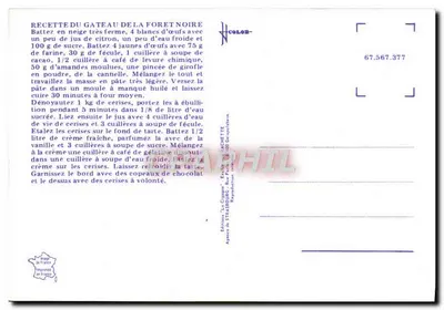Pupazzetti e Torta — Costume Popolare Francese Tradizionale — Edizione "Les Cigognes" — Verso