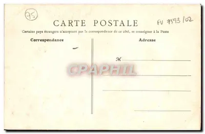 Paryż - Quai i Port Hôtel de Ville — B.F., Paryż, n° 179 — Rewers